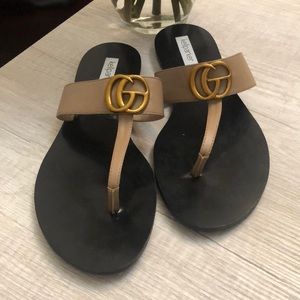 Kell Parker “Brielle Tan” sandals size 9.5
